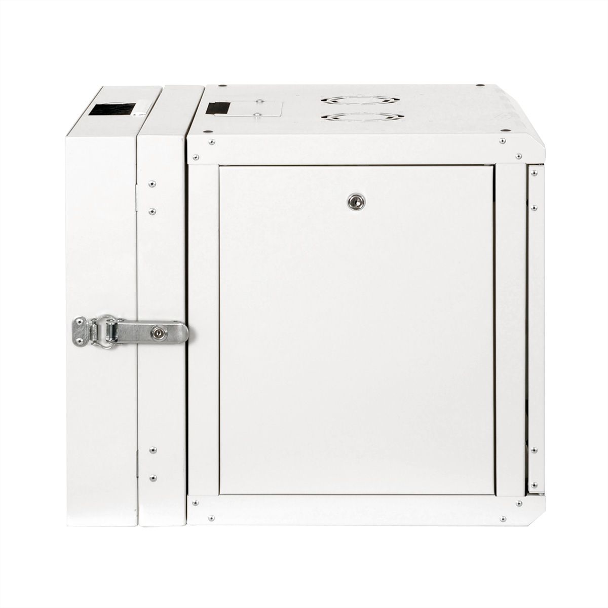 ROLINE 19" Boîtier mural Pro 9U, 600x600 LxP pivotant en 2 parties gris