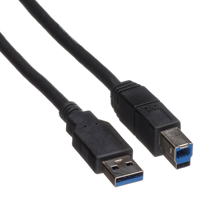 ROLINE Câble USB 3.2 Gen 1 Type A-B, noir, 3 m