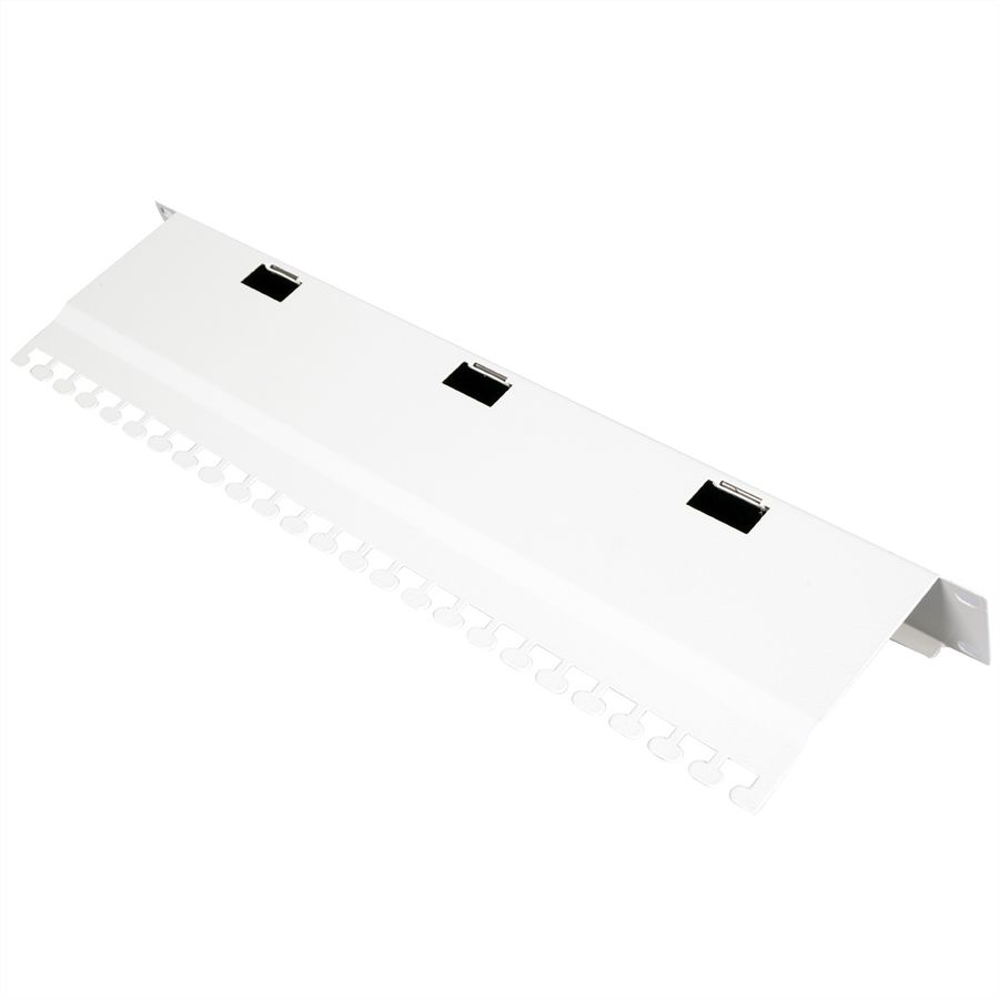 ROLINE 19" Passe-câbles, Avec brosse 1U gris