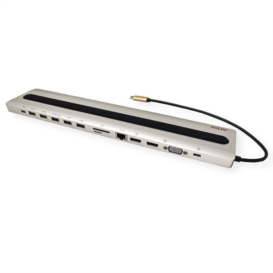 ATEN UH3237 Station d’accueil multiports USB-C avec transfert de l’alimentation