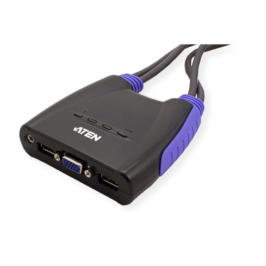 ATEN CS64US Switch KVM VGA, USB, Audio, 4 ports