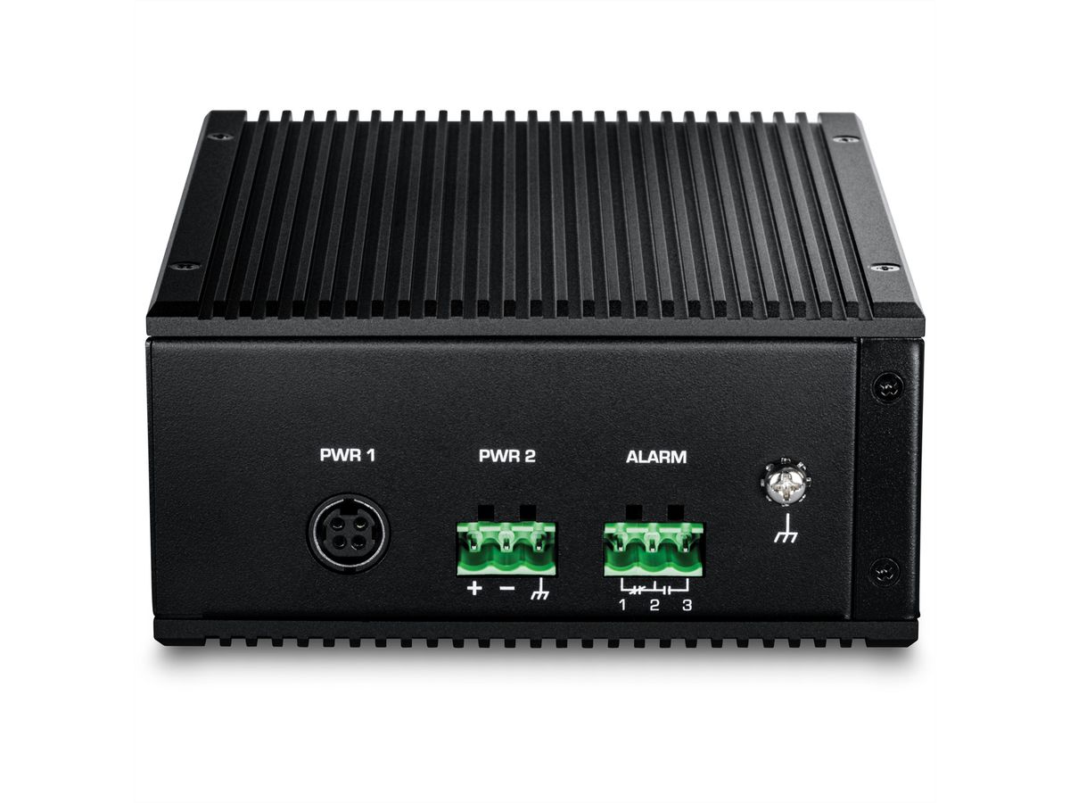 TRENDnet TI-BG50611 Switch Rail DIN PoE++ industriel 2,5G à 6 ports avec ports 10G