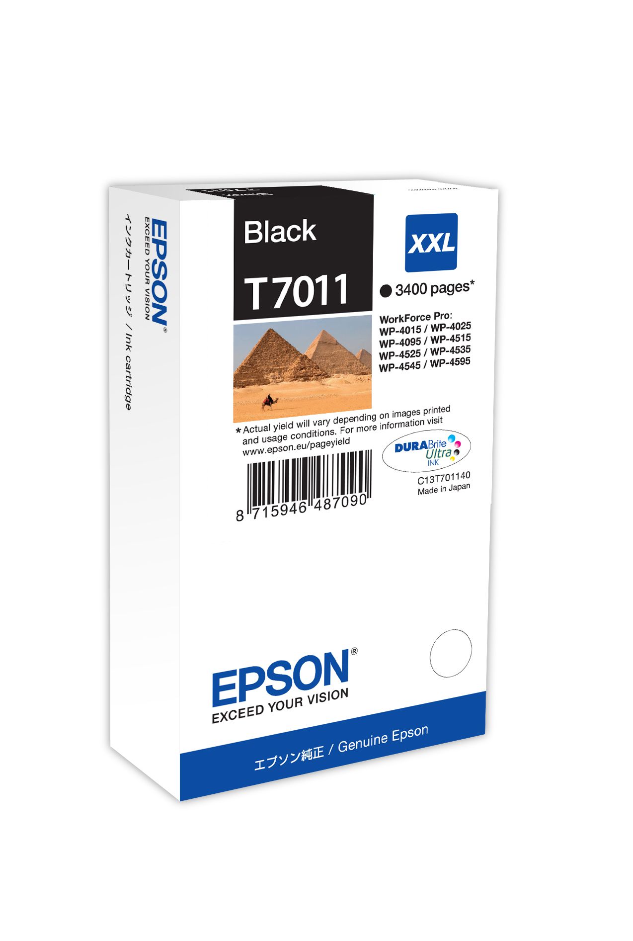 Epson Encre Noire XXL (3 400 p)