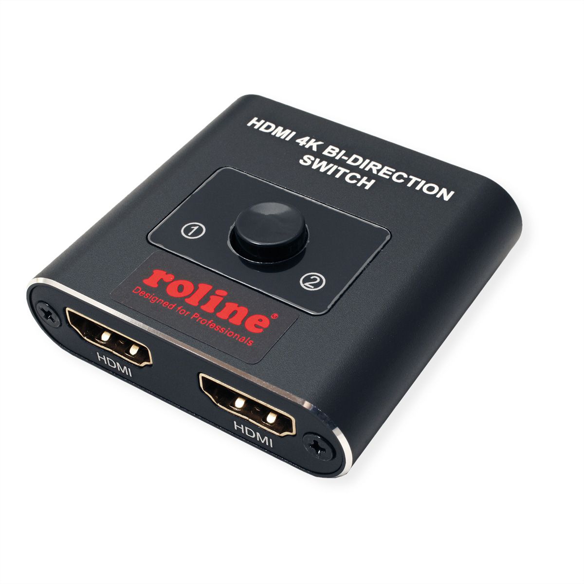 ROLINE Switch HDMI bidirectionnel 4K, 2 ports