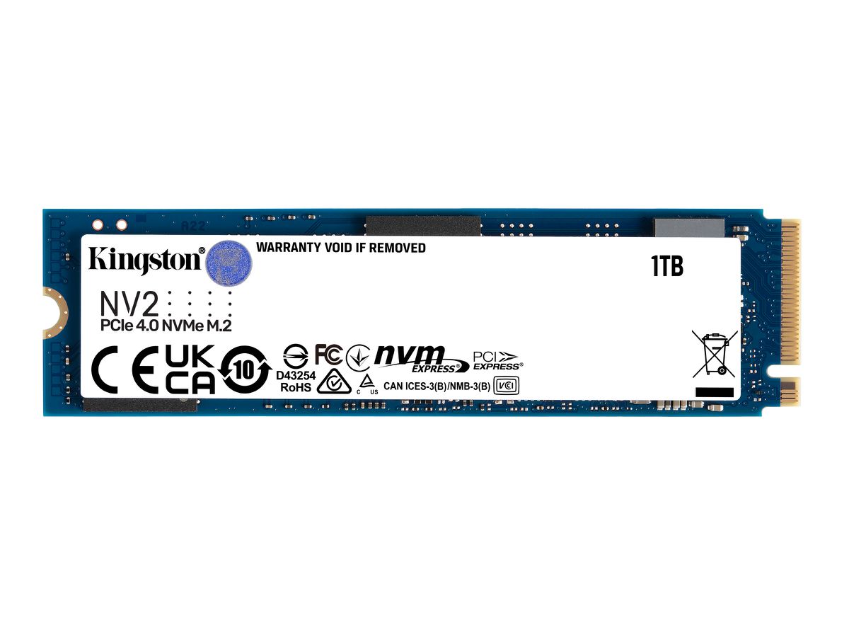 Kingston Technology 1000G NV2 M.2 2280 PCIe 4.0 NVMe SSD