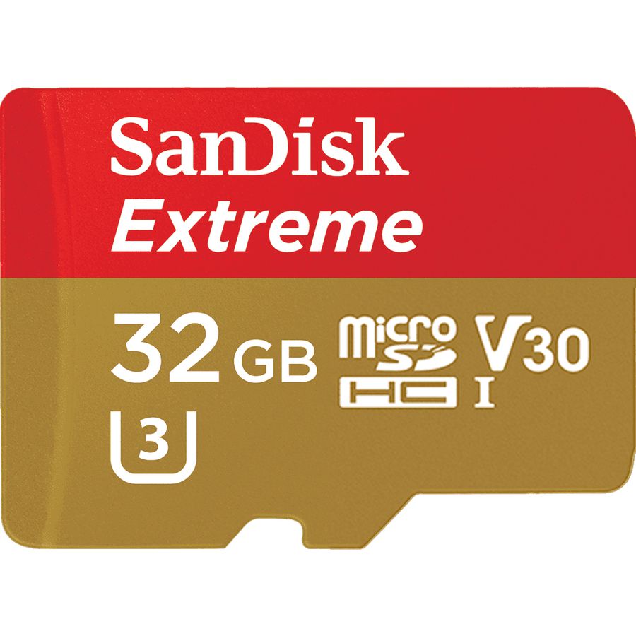 Sandisk Extreme 32Go MicroSDHC UHS-I Classe 10 mémoire flash