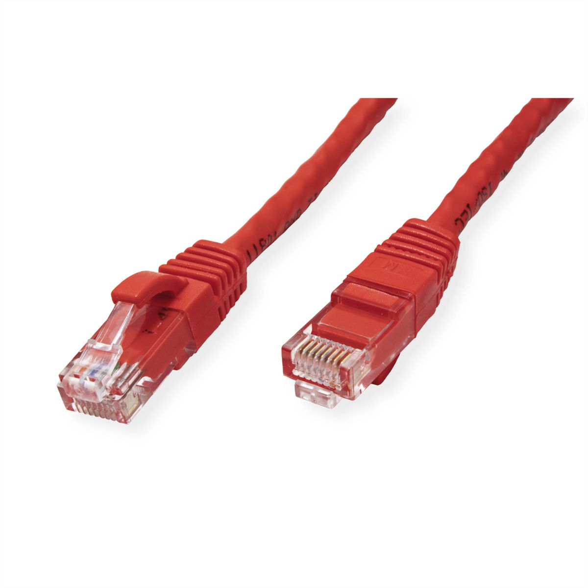 Cordon VALUE Cat.6A (Classe EA) / 10 Gigabit UTP, rouge, 1 m