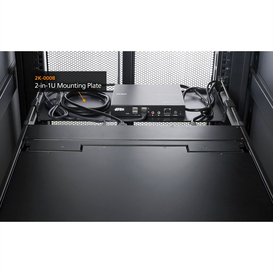 ATEN 2K-0008 Plaque de montage 2 en 1U