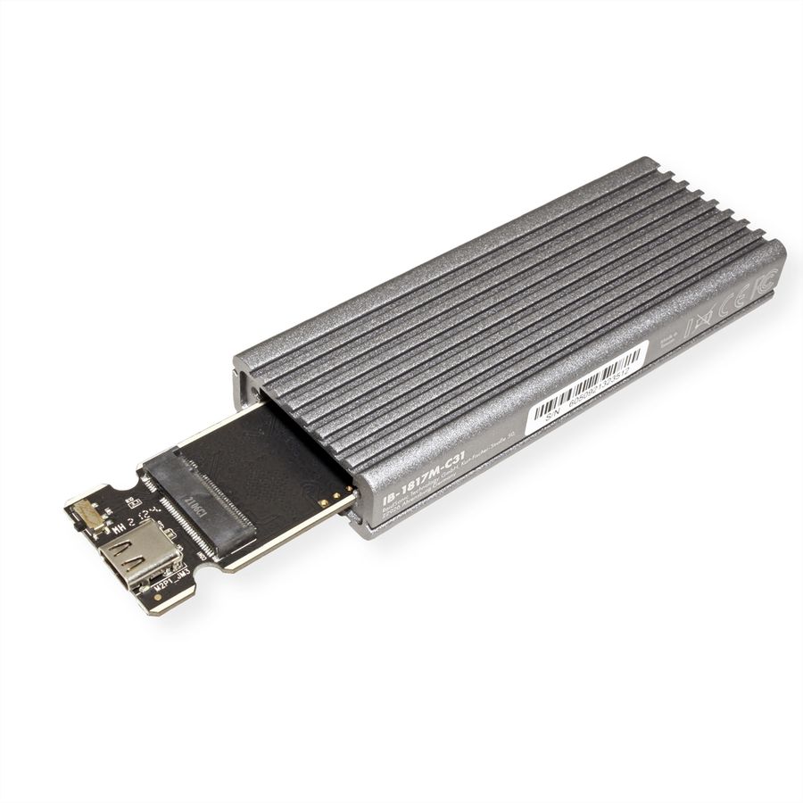 RaidSonic IB-1817M-C31 Boîtier USB C pour M.2 NVMe SSD