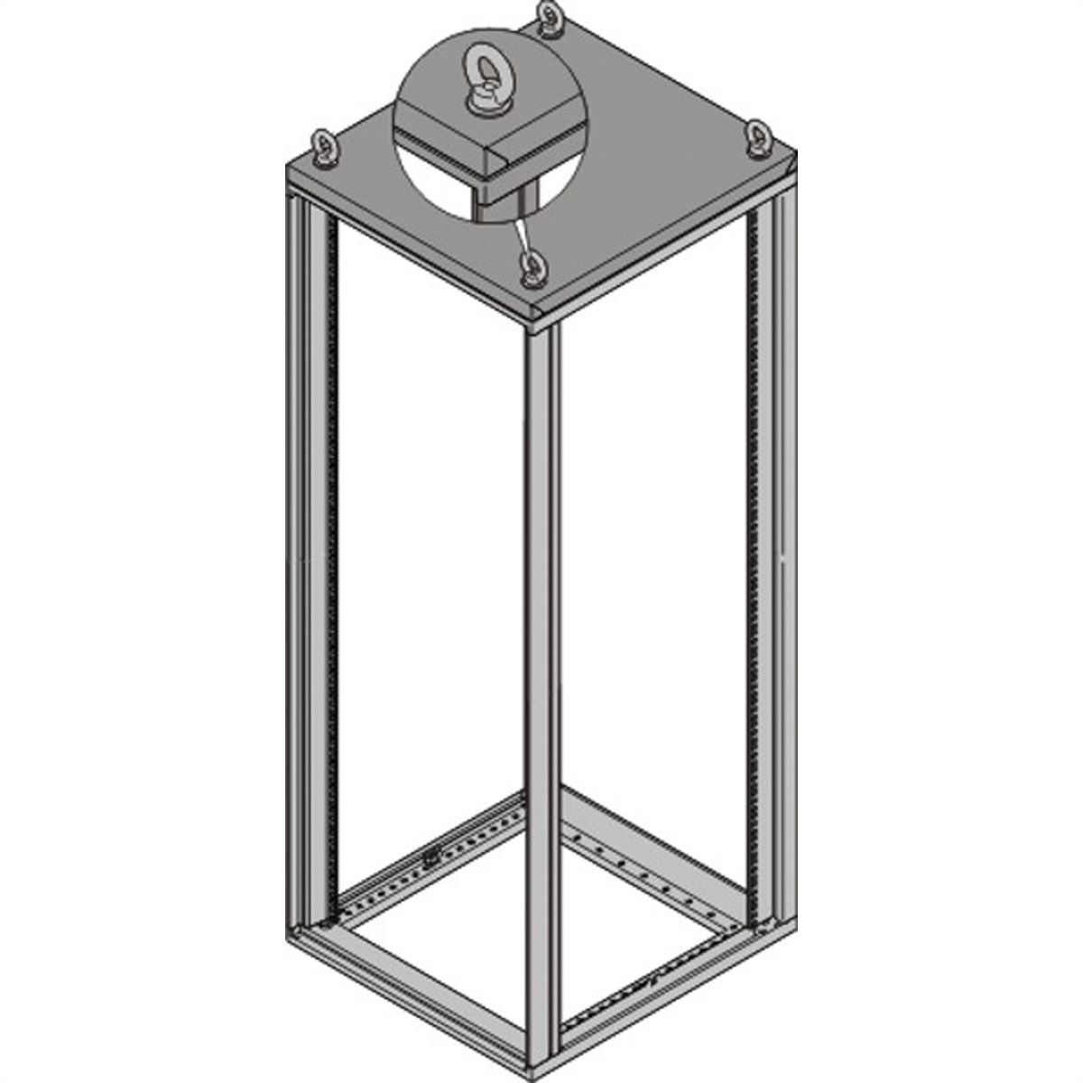 Oeillets de levage Novastar SCHROFF pour capot supérieur surélevé ou en éventail