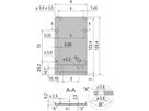 SCHROFF Cadre type unité enfichable Face avant, Refrofit blindage, 3 U, 21 HP, 2,5 mm, Al, Anodisé frontal, Conducteur arrière