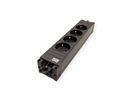 BACHMANN STEP BASE 4xUTE GST18, CEE 7/7 fiche de contact de protection C19 1m