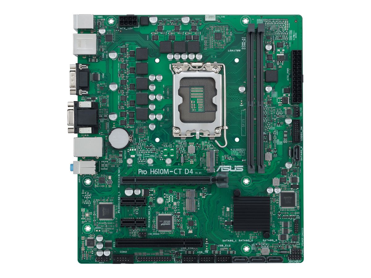 ASUS PRO H610M-C D4-CSM Intel H610 LGA 1700 micro ATX