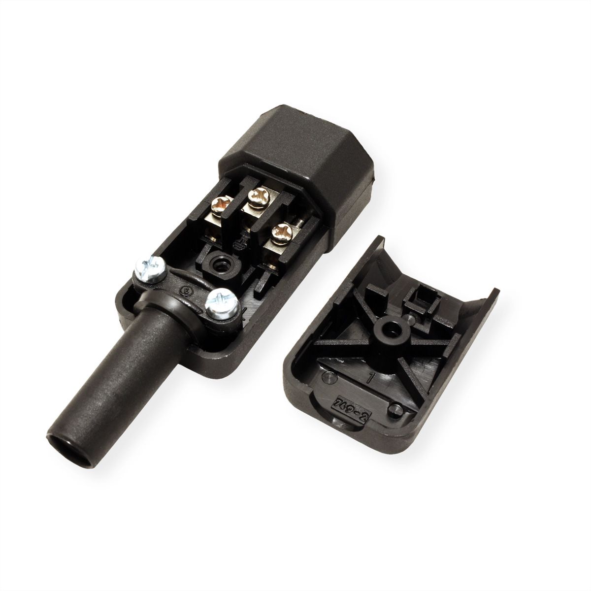 BACHMANN Prise IEC320 C14 10A/250VAC, noir