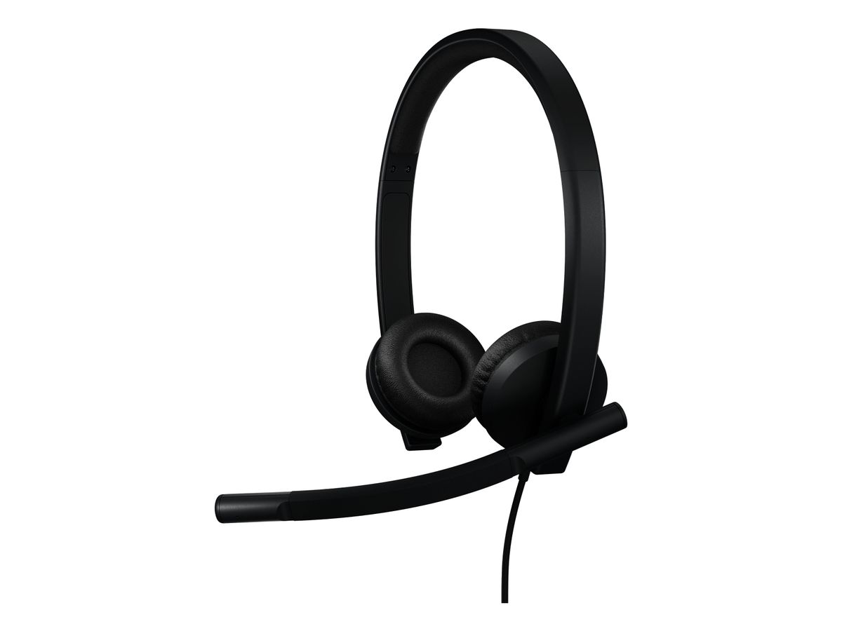 Logitech H570e Casque Avec fil Arceau Bureau/Centre d'appels USB Type-A Noir