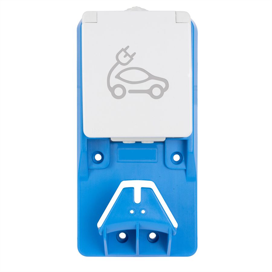 BACHMANN Prise de charge voiture à contact de protection, version pour montage en surface