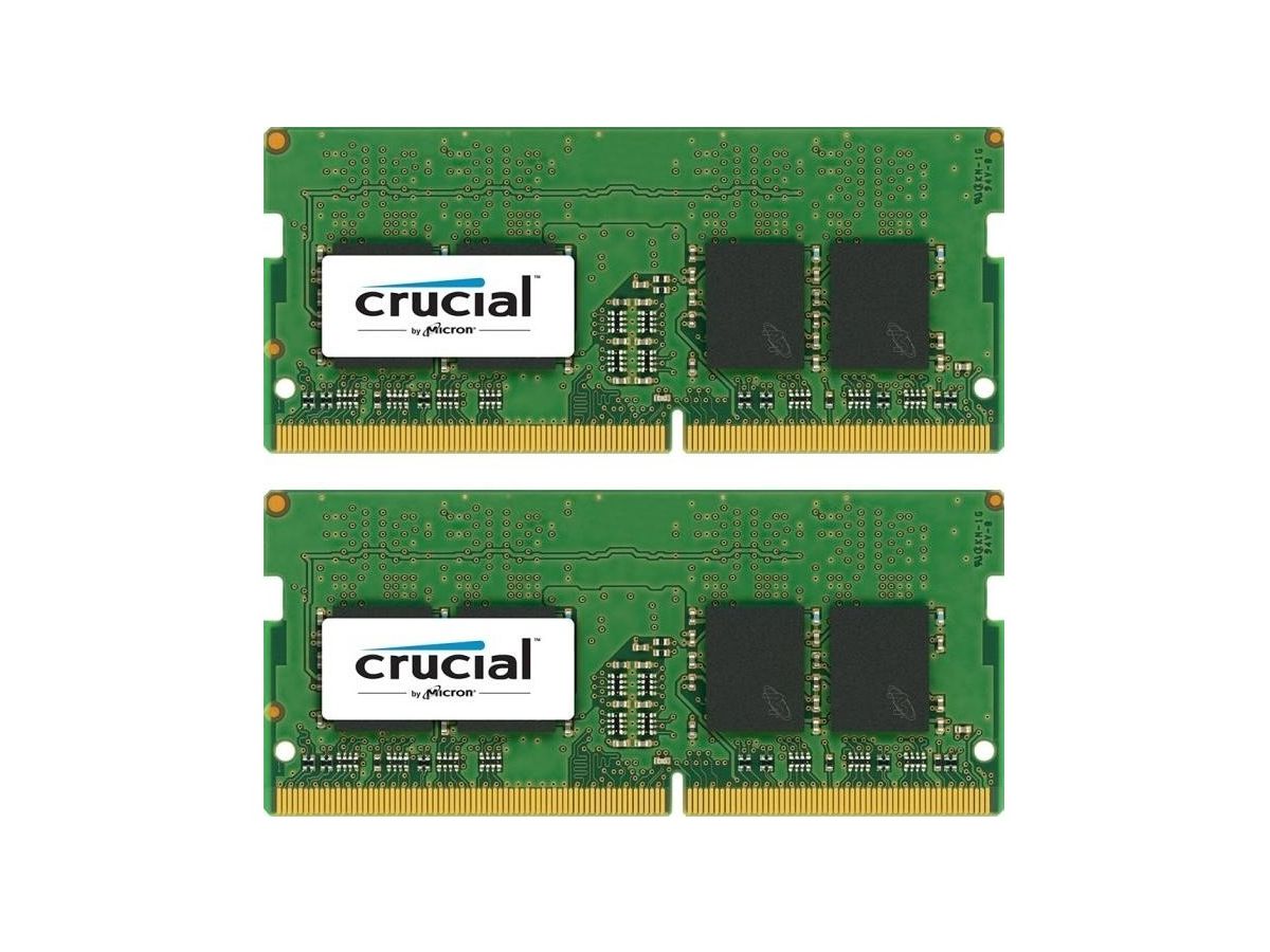 Crucial 16GB (2x8GB) DDR4 2400 SODIMM 1.2V module de mémoire 16 Go 2400 MHz