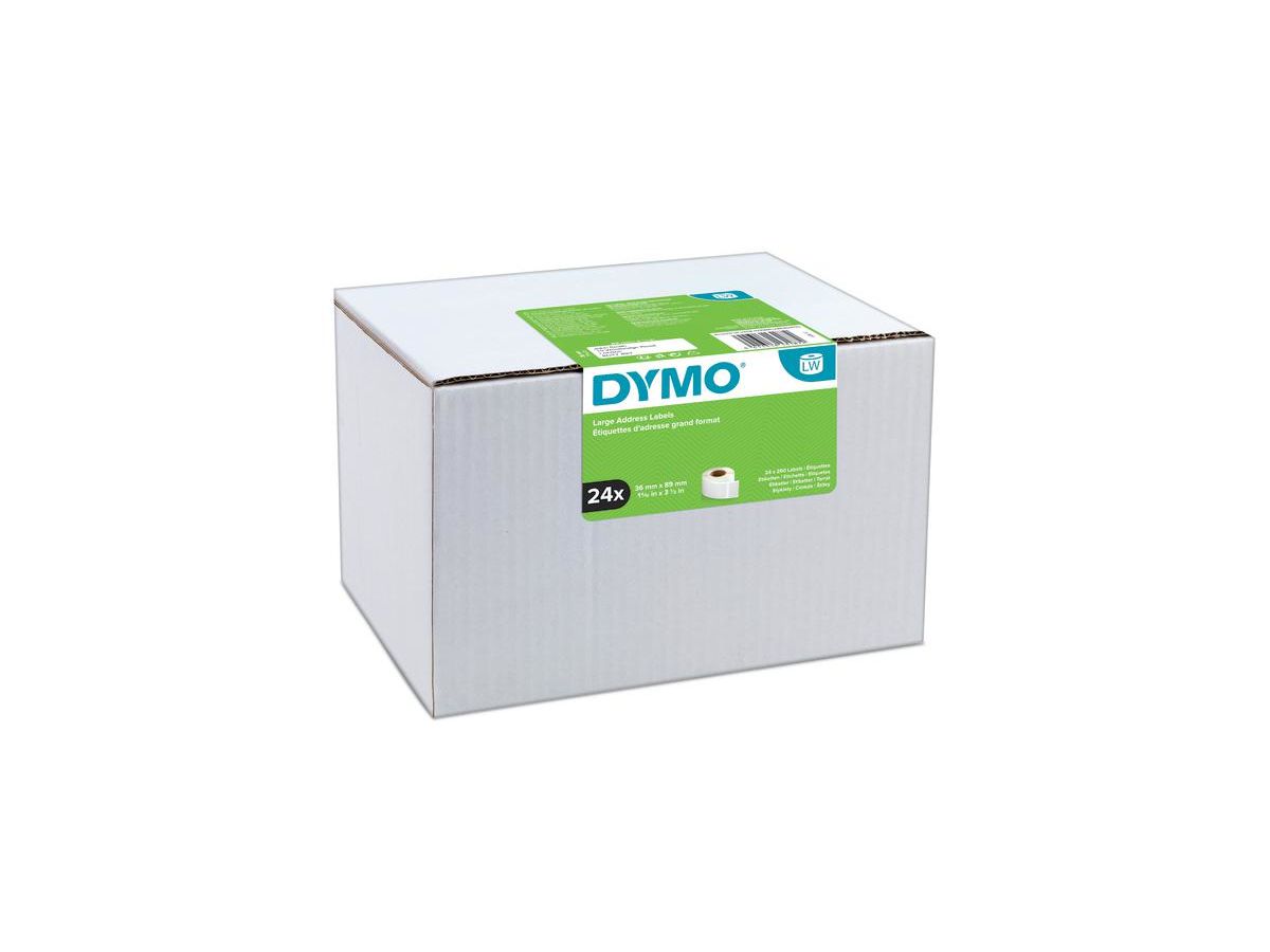 DYMO LW - Étiquettes d'adresse grand format - 36 x 89 mm - S0722390