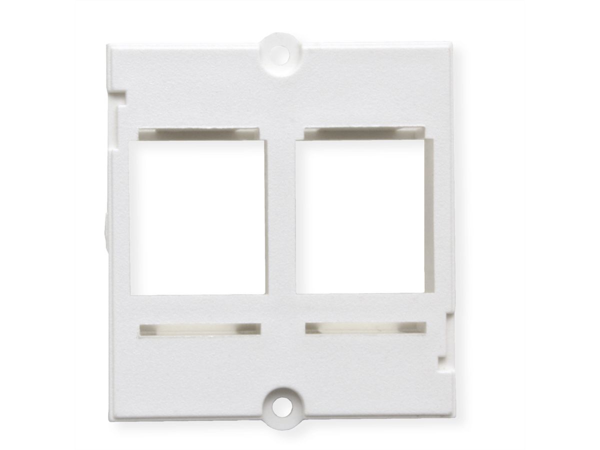 BACHMANN Module Custom Cadre 2x Keystone, blanc