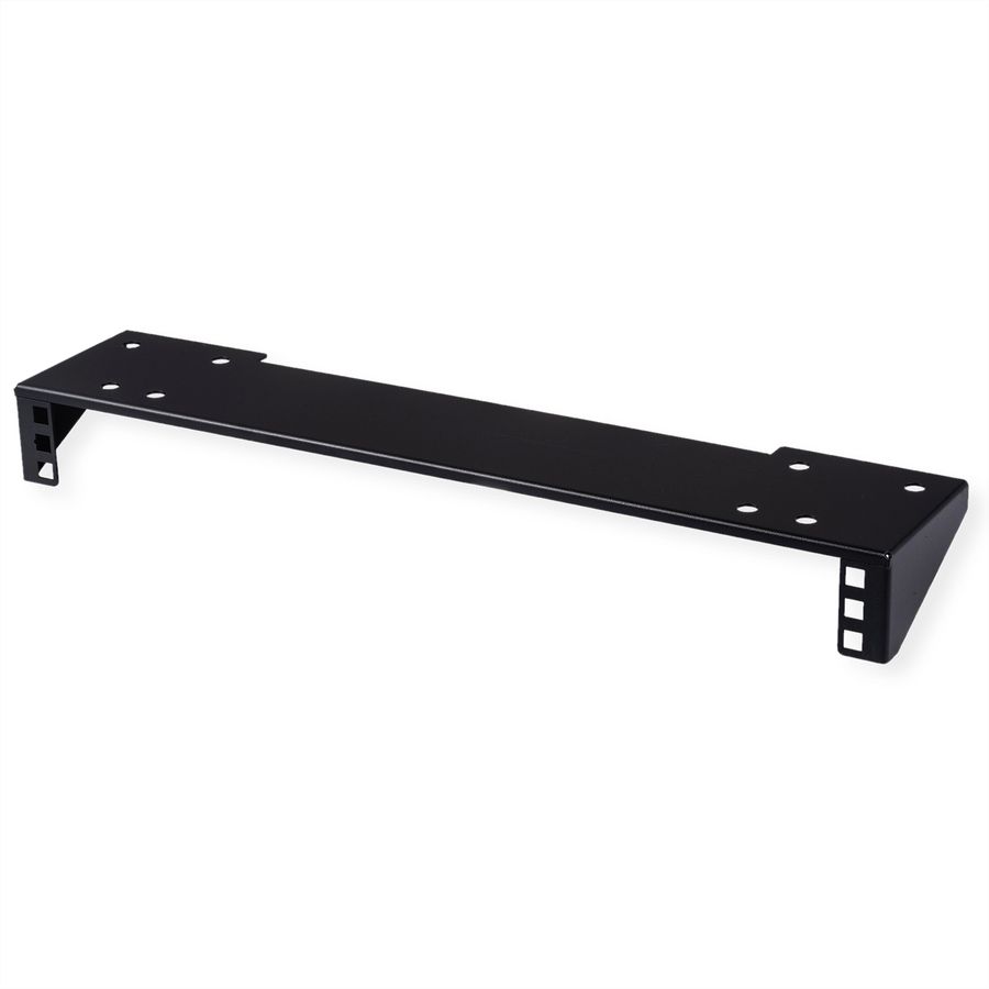 Support 19" mural / sous le bureau, 1 UH, noir