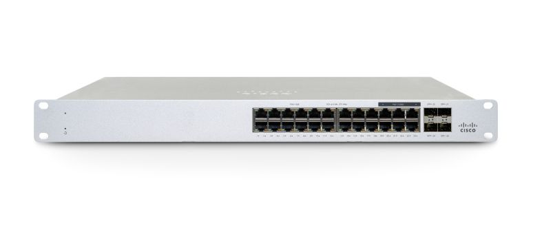 Cisco Meraki MS130-24P Géré L2 Gigabit Ethernet (10/100/1000) Connexion Ethernet, supportant l'alimentation via ce port (PoE) 1U Blanc