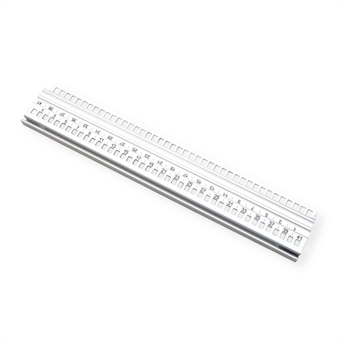 Rail horizontal SCHROFF, avant, type H-LD, lourd, lèvre longue, pour application IEEE, 42 HP