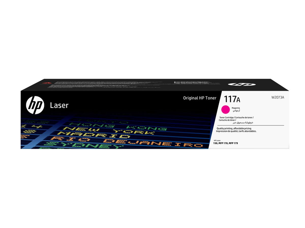 HP Cartouche de toner laser authentique 117A, magenta