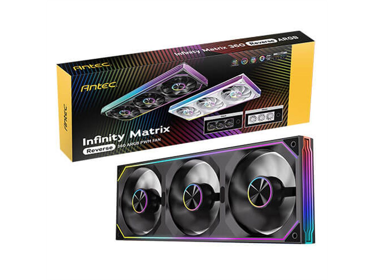 ANTEC IM 360R ARGB, Ventilateur de boîtier, noir