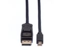 VALUE Câble DisplayPort DP M - Mini DP M, noir, 1,5 m