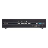 ATEN CS1144DP4C Commutateur KVM sécurisé DisplayPort à 4 ports USB et double affichage avec CAC