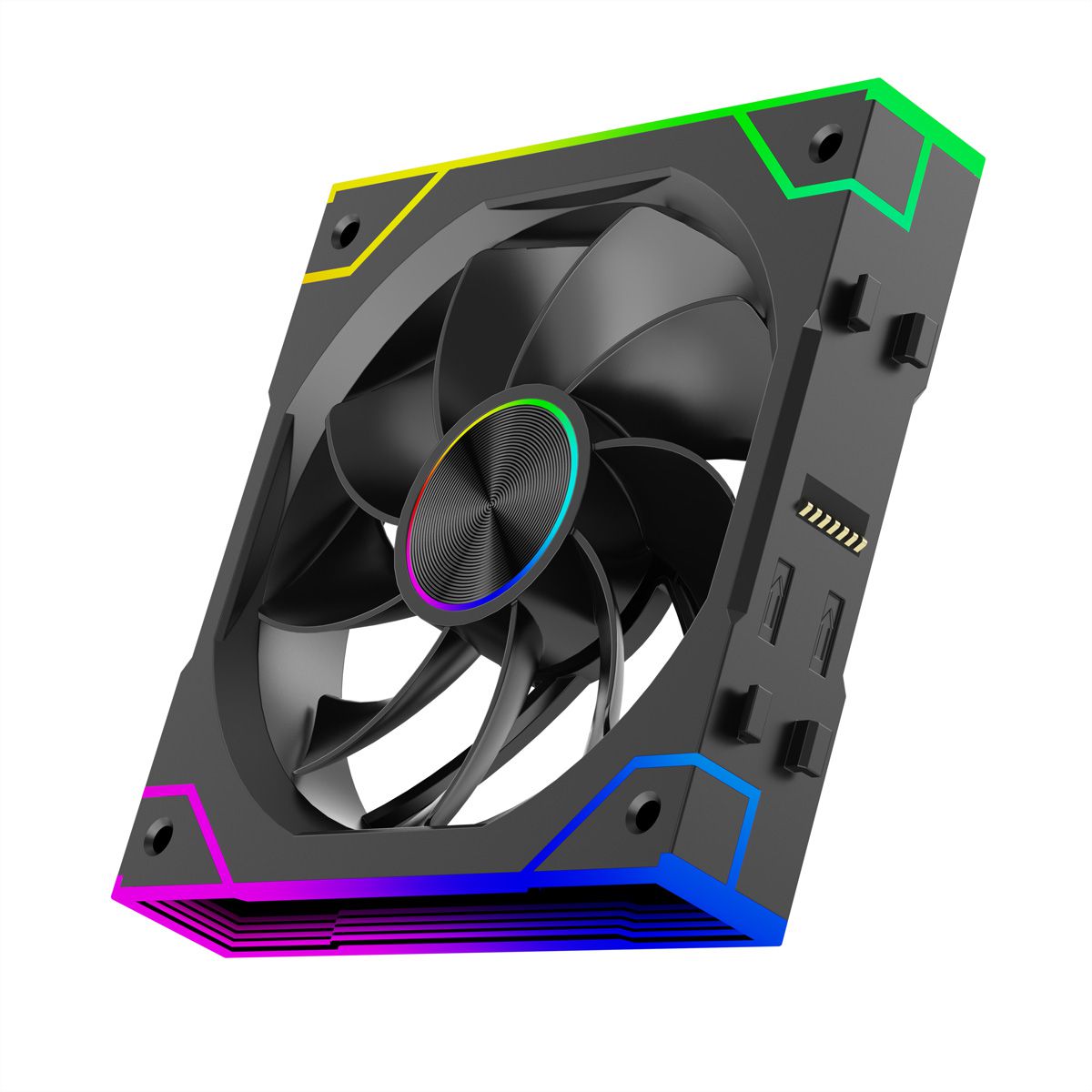 Xilence XPF120.ARGB 120mm PWM Ventilateur de boîtier, ARGB LED