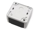 TELEGÄRTNER Boîtier IP44, 75x86x58, gris, avec insert de montage pour module 2xAMJ