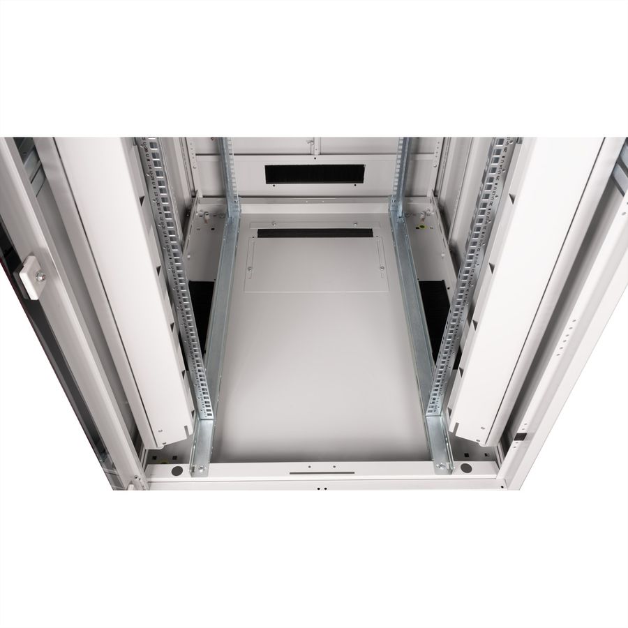 ROLINE 19" Baie réseau Pro 42U, 800x1000 LxP Porte verre gris