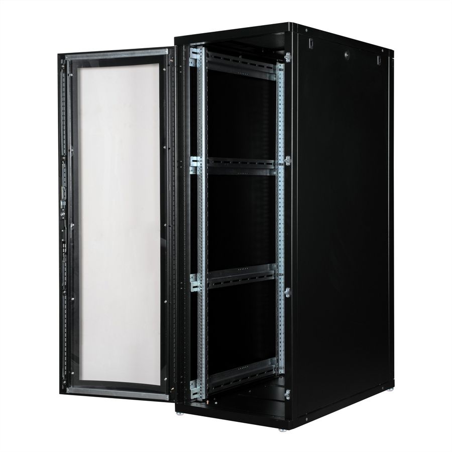 ROLINE 19" Baie serveur Pro 36U, 600x1000 LxP noir Plexiglas