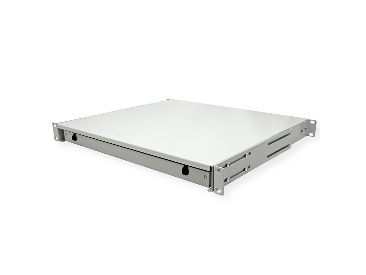 ROLINE 19" Tiroir pour clavier 1U, 400P fermable gris