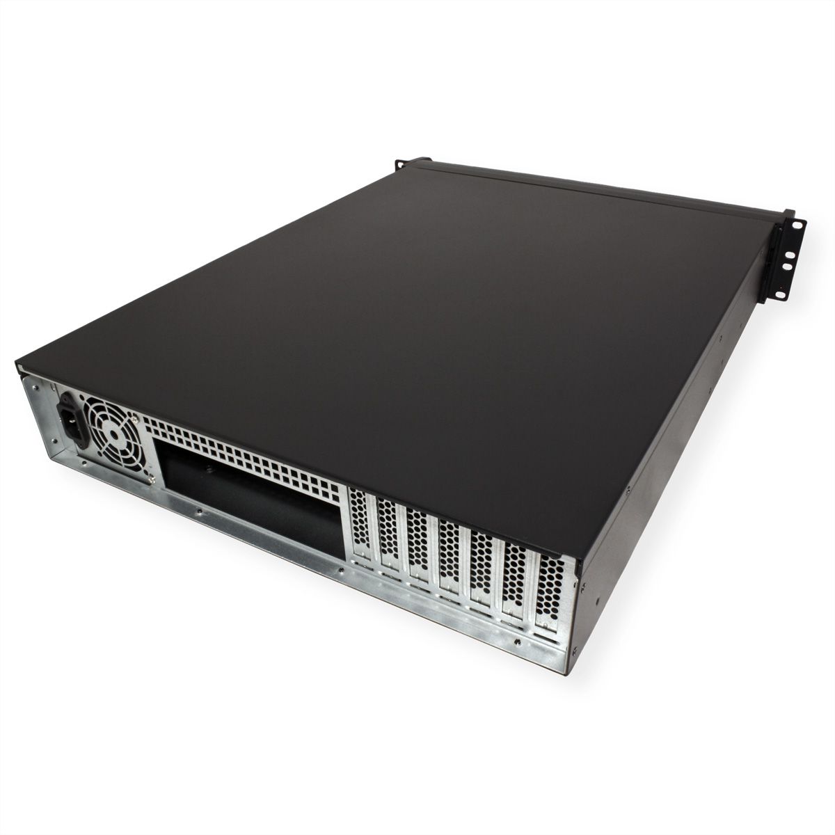 Boîtier industriel 19", 2U, long, IPC 2U 2098-SL, noir