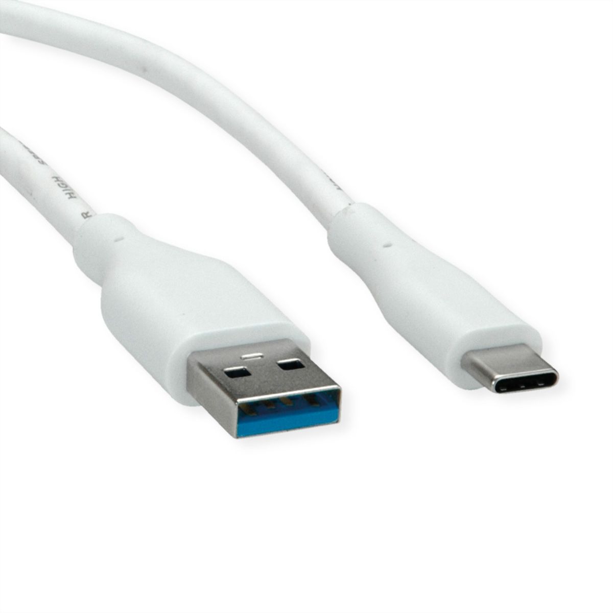 VALUE Câble USB 3.2 Gen 1, A-C, M/M, blanc, 3 m