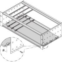 Plaque de montage SCHROFF pour coffret et bac à cartes 19", 63 HP, 160 mm de longueur de carte