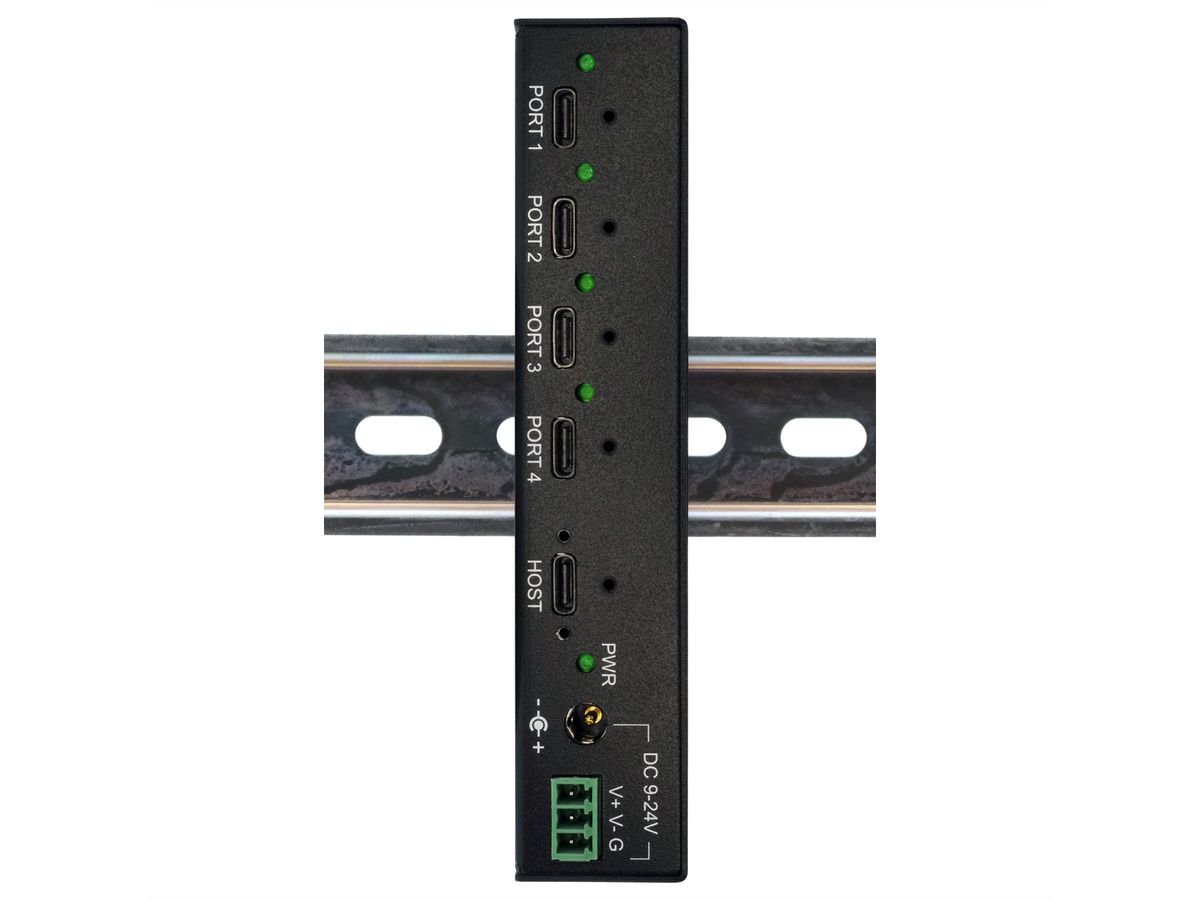 EXSYS EX-12294HMS Hub métal USB 3.2 Gen2, 4 ports, 4x C