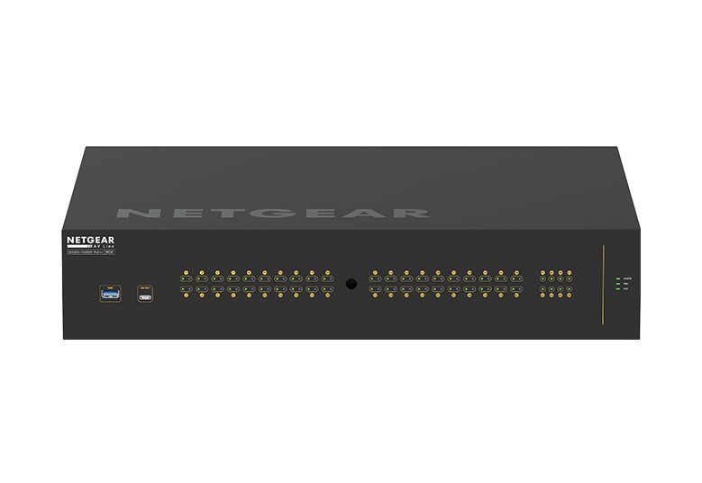 Netgear M4250-40G8XF-PoE++ Géré Gigabit Ethernet (10/100/1000) Connexion Ethernet, supportant l'alimentation via ce port (PoE) 2U Noir