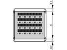 Étagère varistar SCHROFF, fixe, 75 kg, RAL 7035, 800W 800D