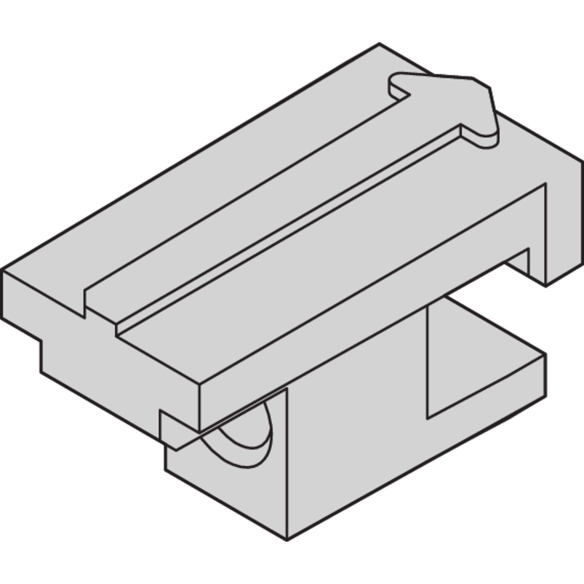 Unité enfichable SCHROFF de type cadre, fixation de panneau arrière, 5 paires