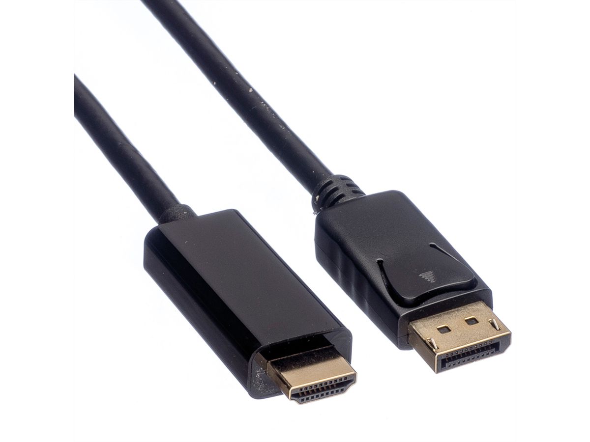 ROLINE Câble DisplayPort DP - UHDTV, M/M, noir, 3 m