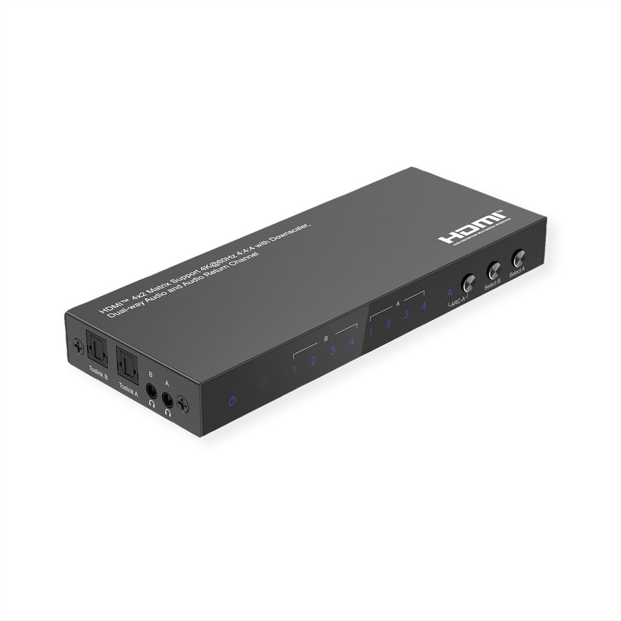 VALUE Switch Matrix HDMI 4K, 4 x 2, avec télécommande