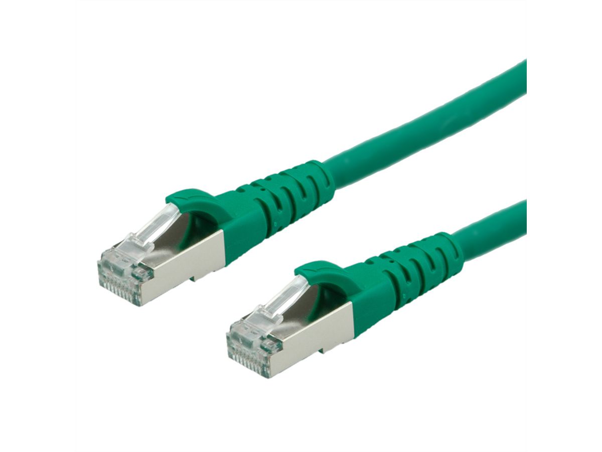 Cordon Cat.6A (Class EA) FTP AWG26, vert, 20 m