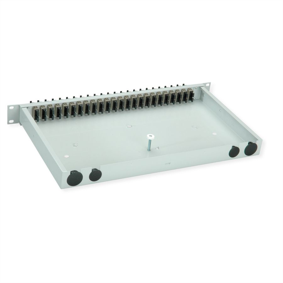 TELEGÄRTNER BASIS eco Panneau fibre optique, 24x SC Duplex, beige, OM2