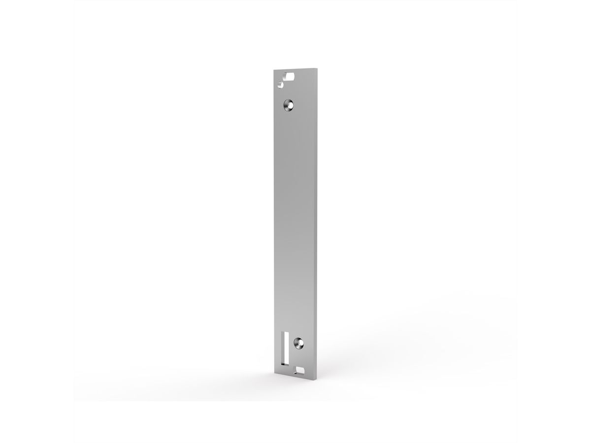 SCHROFF Plug-In Units Face avant, non blindée, pour poignée forme 1, 3 U, 4 CV, 2,5 mm, alu, anodisé frontal, conducteur arrière