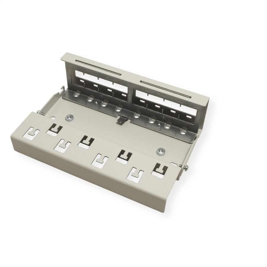 EasyLan preLink / fixLink Panneau, 8x Keystone, RAL7035