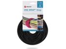 VELCRO® One Wrap® Strap 20mm x 200mm, 100 pièces, ignifugé, noir