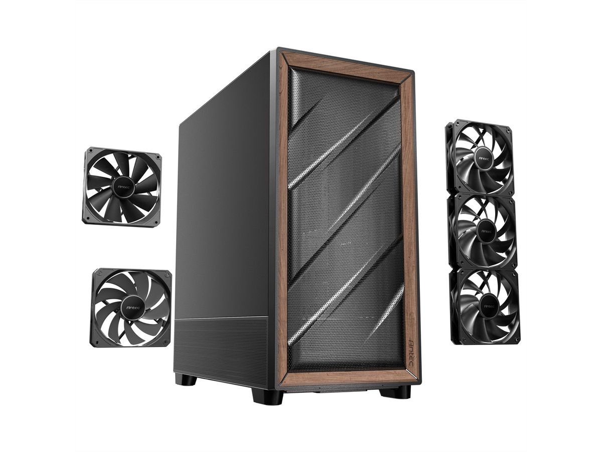 ANTEC Flux SE Boîtier PC ATX Midi Tower, noir